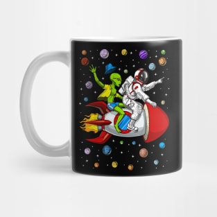 Alien Astronaut Space Adventure Mug